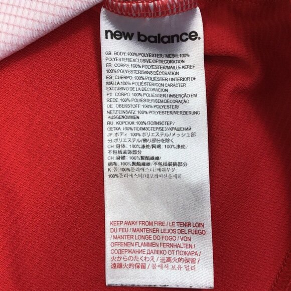 Costa Rica National Team Soccer Football Red Team Jersey New Balance Medium - Picture 6 of 10